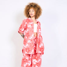 Load image into Gallery viewer, Relaxed floral print shirt and trouser set